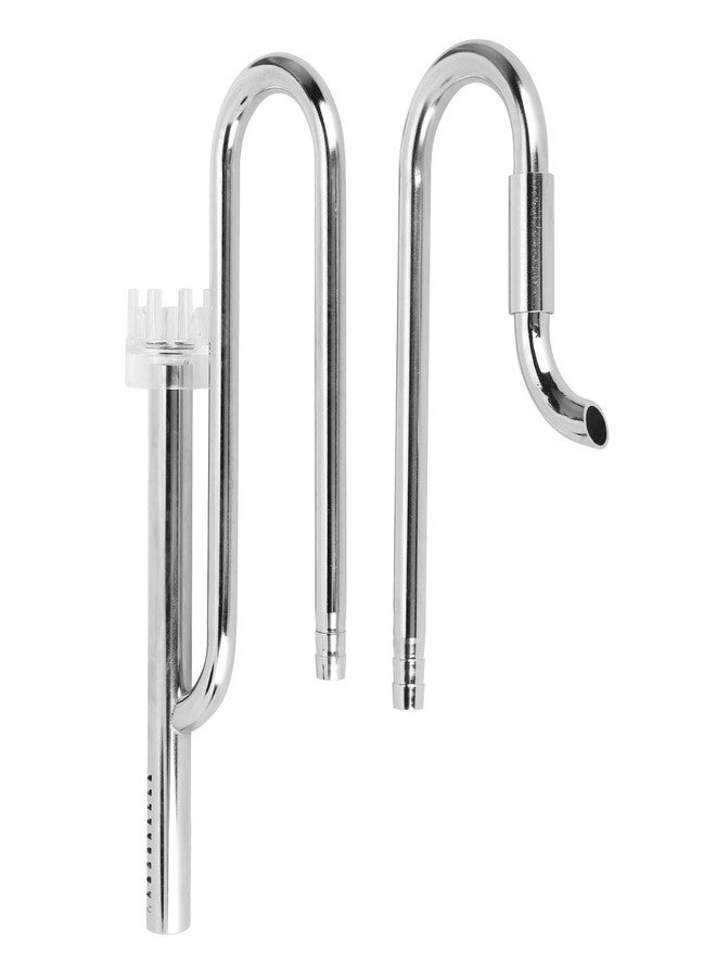 EVTSCAN Metal Lily Pipe Surface Skimmer Steel Stainless Inflow Outflow for Aquarium Planted Tank(12) - Image 1